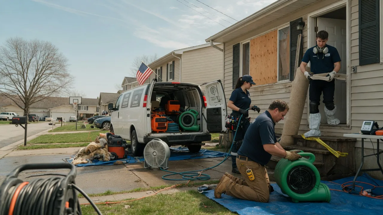 Water Damage Restoration in Yeoman, IN near me